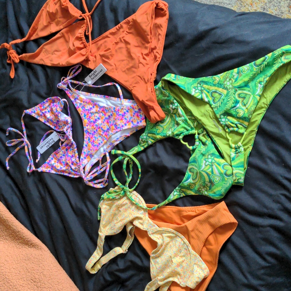 Bikini lot | Blackbough Swim, Aurelle, Bright Swimwear